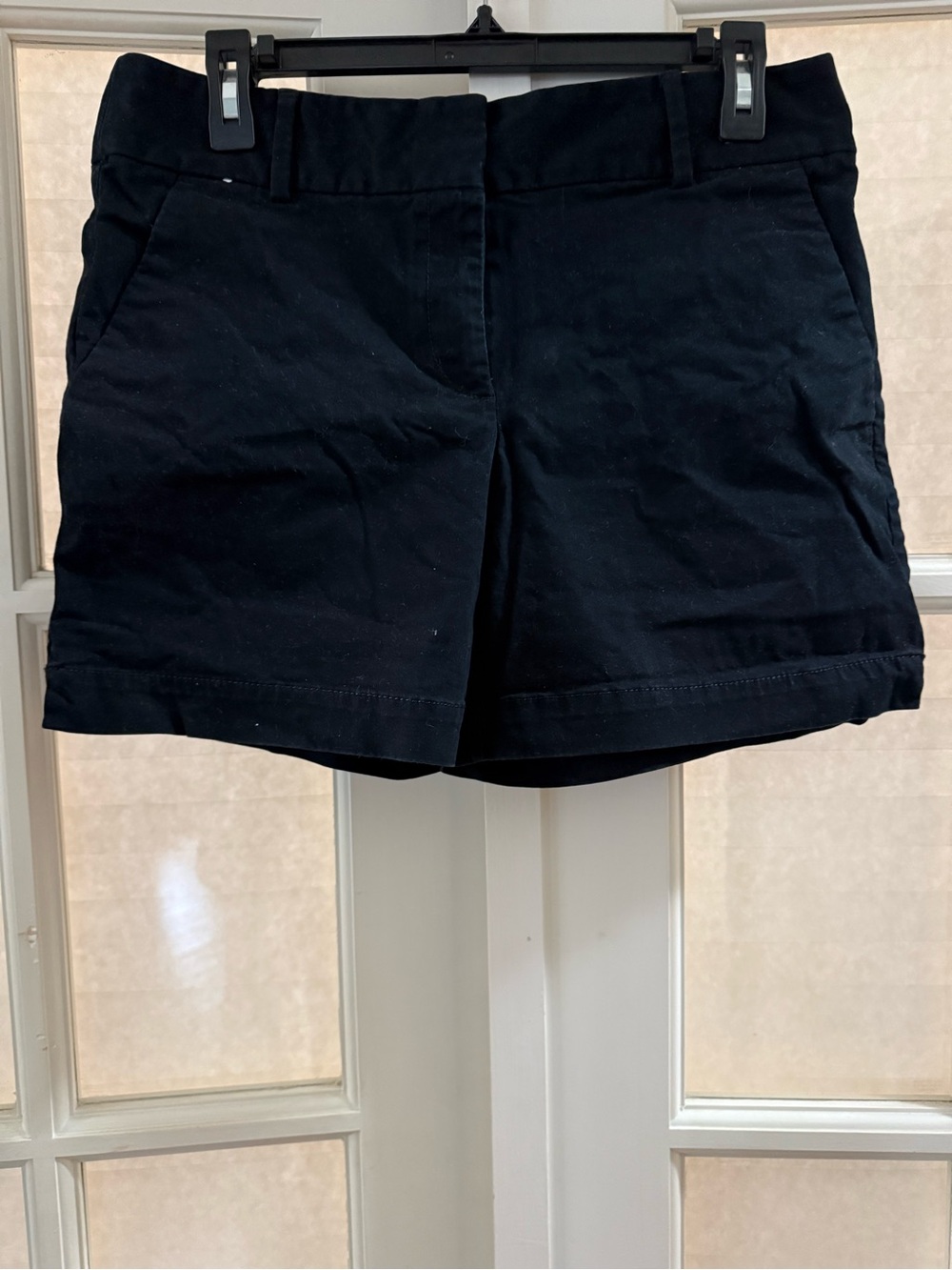 LOFT Black Casual Bermuda Shorts